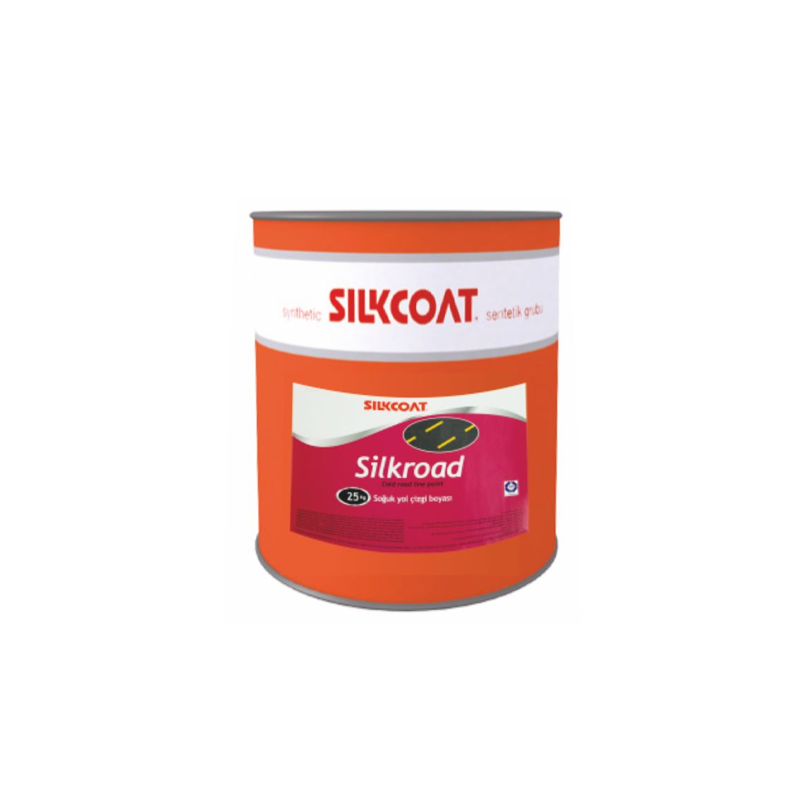 გზის მარკირების საღებავი Silkcoat 25კგ (ყვითელი) — ინტერიერის საღებავი